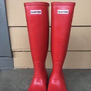 Women's Hunter Tall Rain Boots size 7 NWT